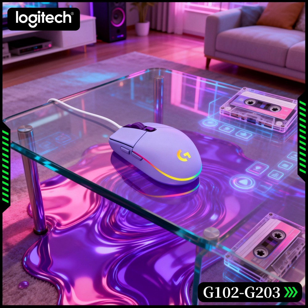 Esports Gaming Tournaments - Mysz gamingowa Logitech G102, częstotliwość przesyłania