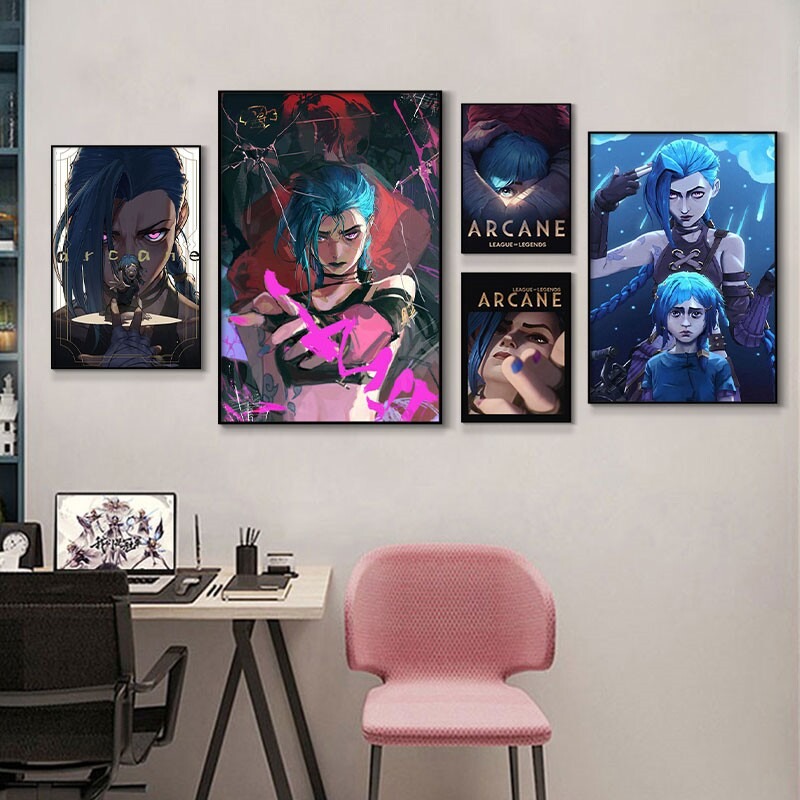 Esports Y Gaming - Arcane Jinx - Plakat z Bliska,