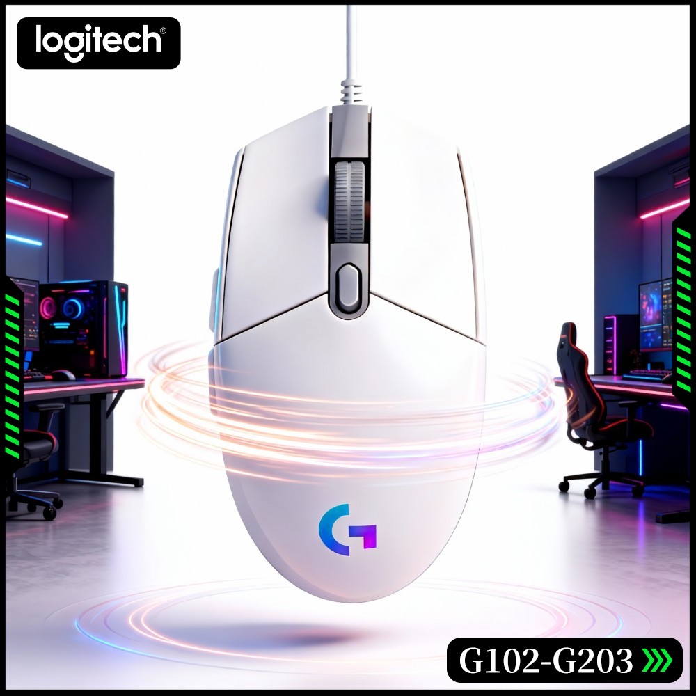 Esports Gaming Tournaments - Przewodowa mysz gamingowa Logitech G102, technologia