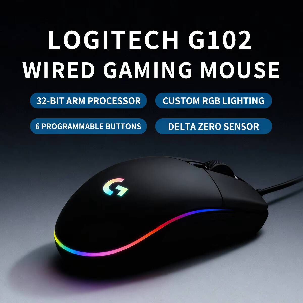 Mysz gamingowa Logitech G102,  – Esports Gaming Tournaments recenzja i cena